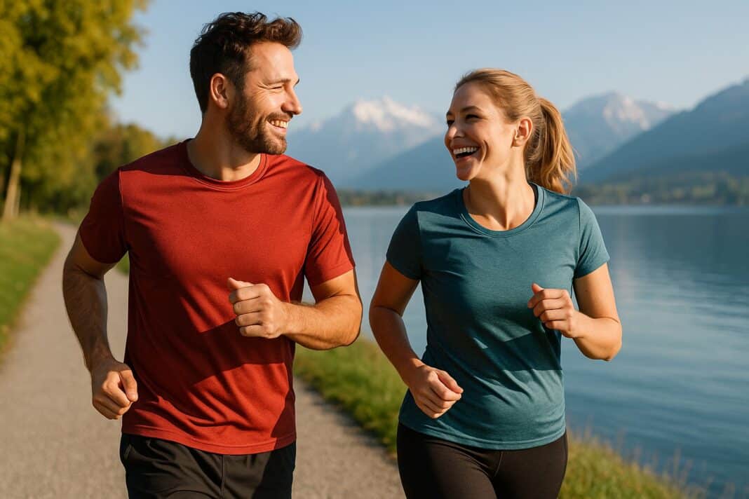 Gemeinsam joggen und motivieren – fit als Team
