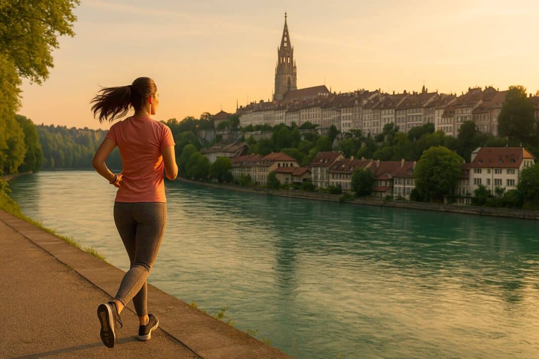 Joggen an der Aare in Bern – aktiv in den Tag starten