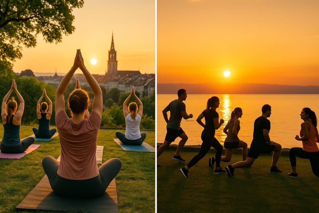 Bewegung in Bern und Lausanne – zwei Städte, zwei Fitnesskulturen