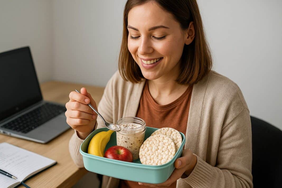Veganes Znüni am Bürotisch – gesund und unkompliziert
