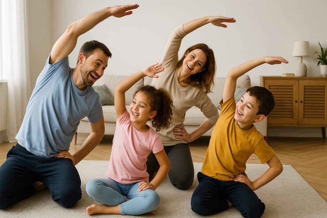 Bewegte Morgenroutine im Familienalltag